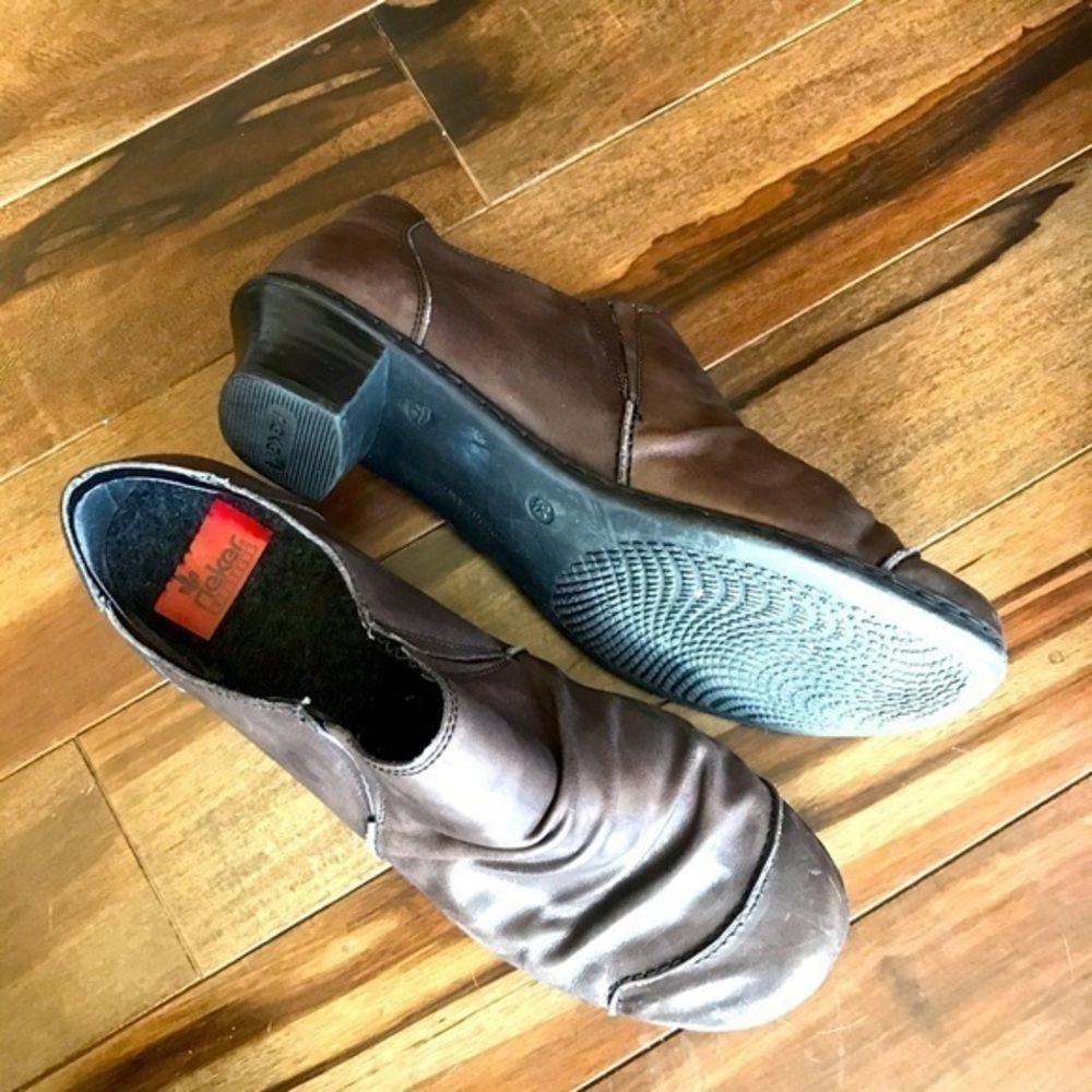 Rieker Louise 80‎ Bootie Teak 39/9 EUC